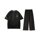 Set (Black Top + Black Pants)