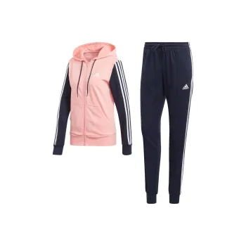 Adidas Casual Suits Women's Pink Top+Black Pants