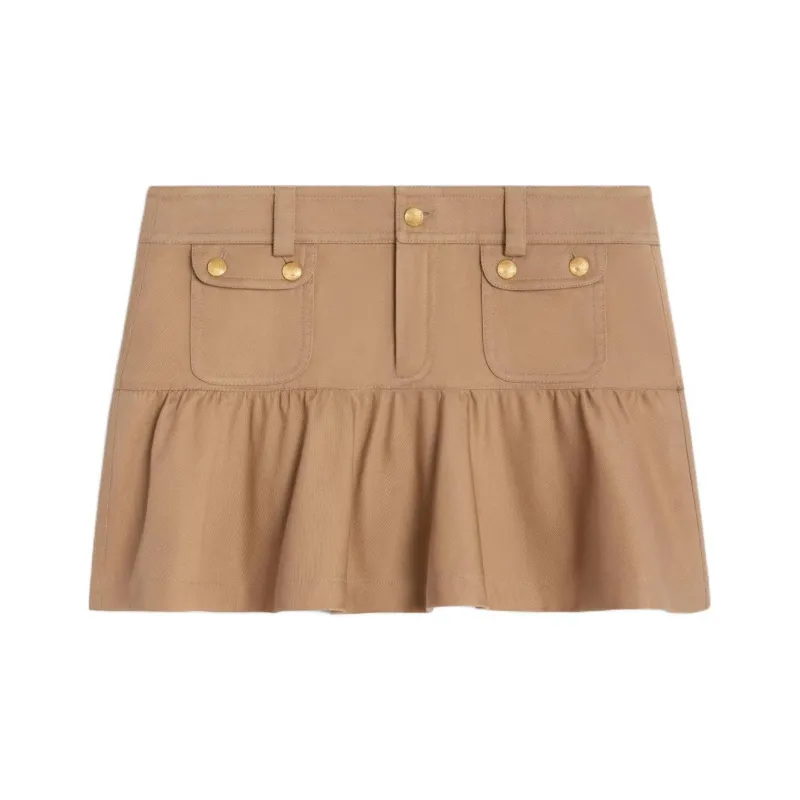 CELINE Low Rise Mini Skirt-0
