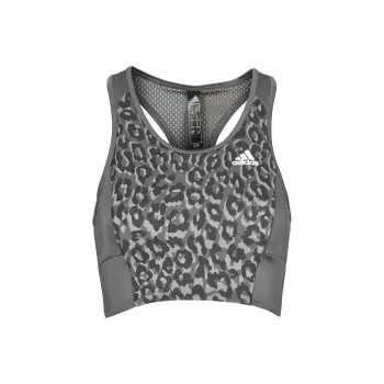 Adidas Sleeveless Sports Shirts Women's Gray