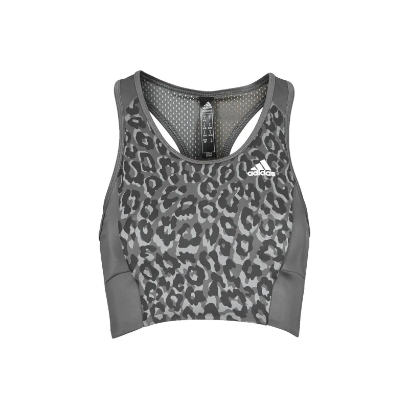 Adidas Sleeveless Sports Shirts Women's Gray-0