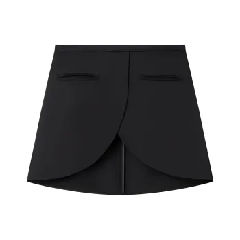 COURREGES Ellipse Twill Mini Skirt