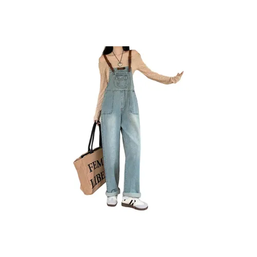 XIANSINIAO Overalls Women's Blue