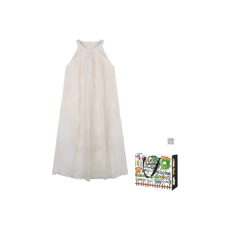 HAPG Sleeveless Dress Women's Apricot-0