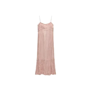 ZARA ZW Series Slip Dress Women's Pink