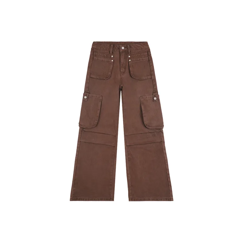 FHMY Jeans Women's Chocolate Brown-0