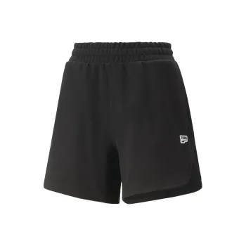 PUMA MMQ WOVEN DOWNTOWN High Waist Shorts TR Sports Shorts Women's Black