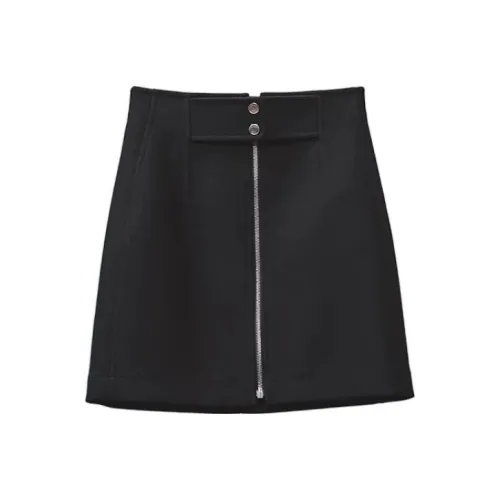 HERMES FW22 Casual Short Skirts Women's Black