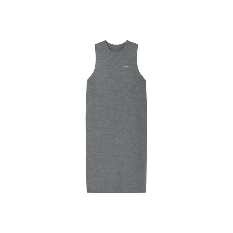 Orange Desire Sleeveless Dress Women's Cloud Frost Gray-0