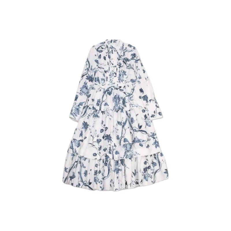 Erdem Long Sleeved Dress Women's White-0