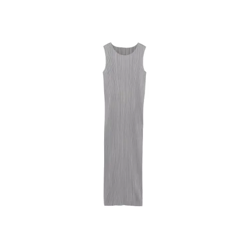 PLEATS PLEASE ISSEY MIYAKE Plissé Sleeveless Midi Dress