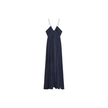 ZARA ZW Series Slip Dress Women's Sea Blue