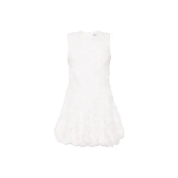 JONATHAN SIMKHAI Vallan Ruffle detail Minidress
