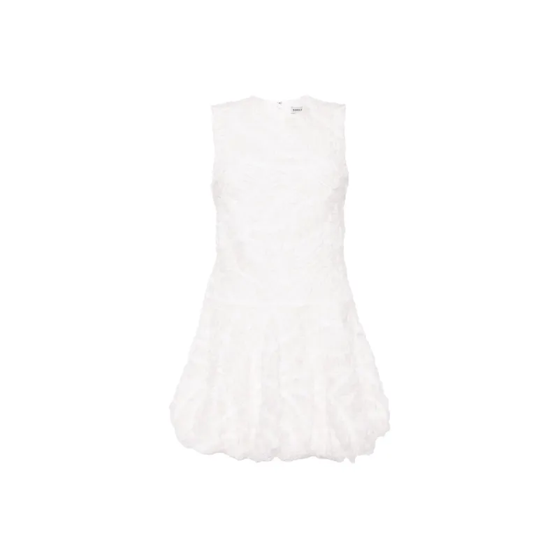 JONATHAN SIMKHAI Vallan Ruffle detail Minidress-0