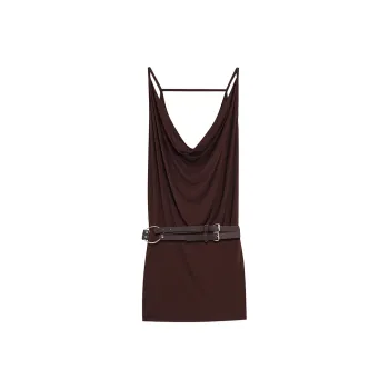 HAPG Slip Dresses Women's Brown