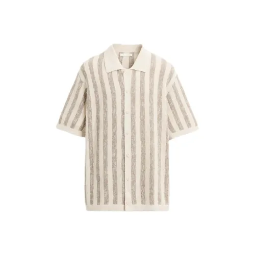 ZARA Shirts Men Tan