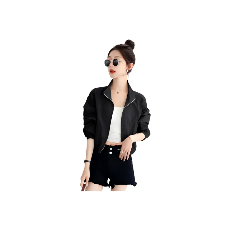 Mu Xiao Xin Cropped Coat Women's-7