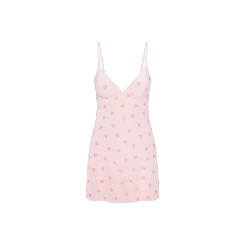 Skims Valentine's Day Collection Slip Dresses Women's Cherry Blossom Heartbreaker-0