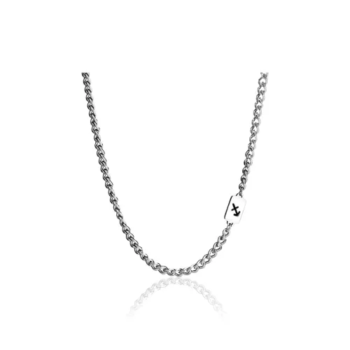 FOREVER MELODY Titanium Steel Necklaces Men's