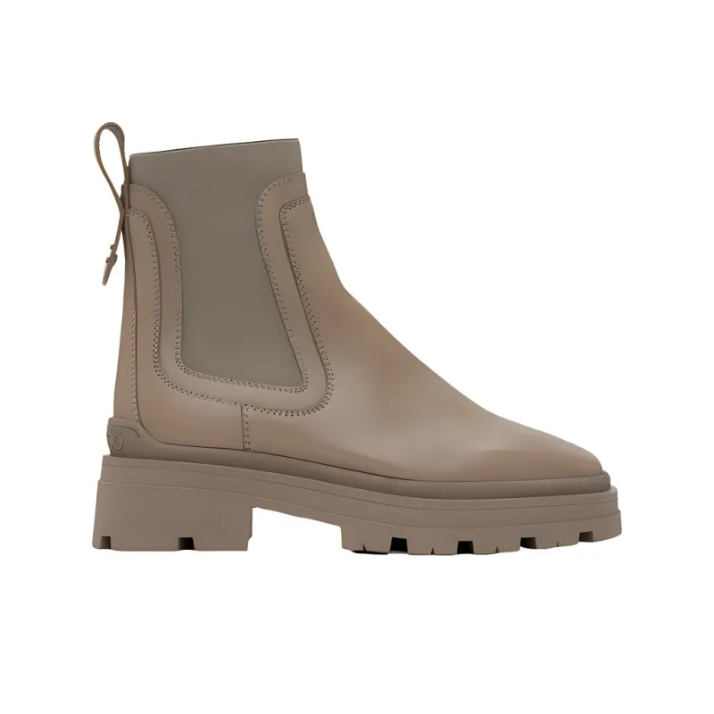 Jimmy Choo Veronique Short Chelsea Boots Women's Brown-1