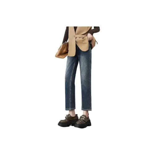 【dme】 Jeans Women's Dark Denim Blue
