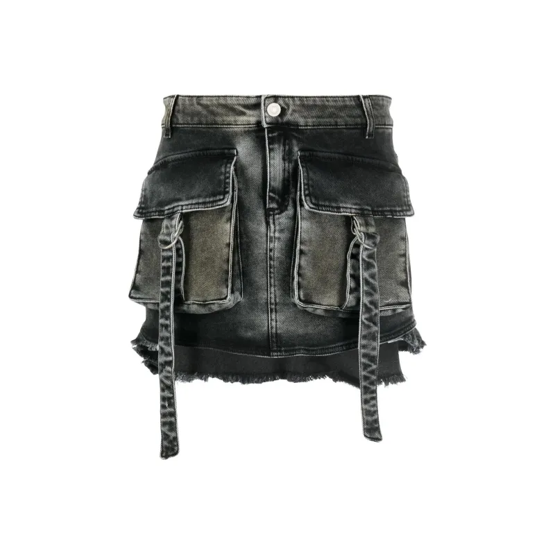 Blumarine Casual Short Skirts Women's Black-0