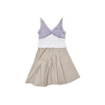 SINBOS Slip Dress Women's Lavender Multicolor