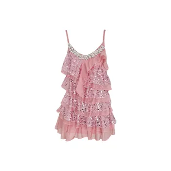 Udon House Slip Dress Women's Pink