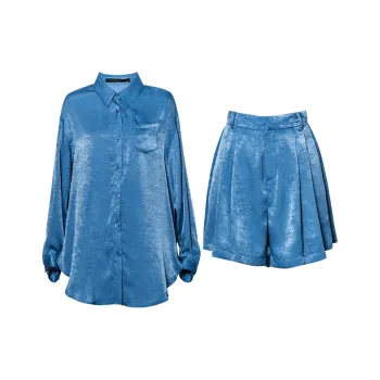 ROEYSHOUSE Shirt Matching Set Women's