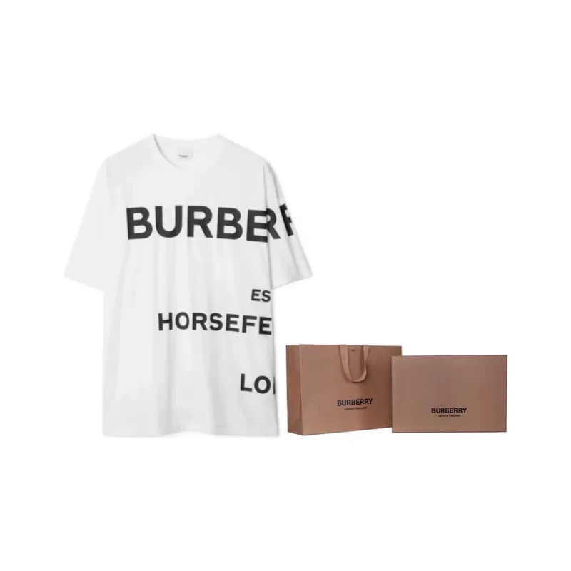Burberry T Shirts Men White-6