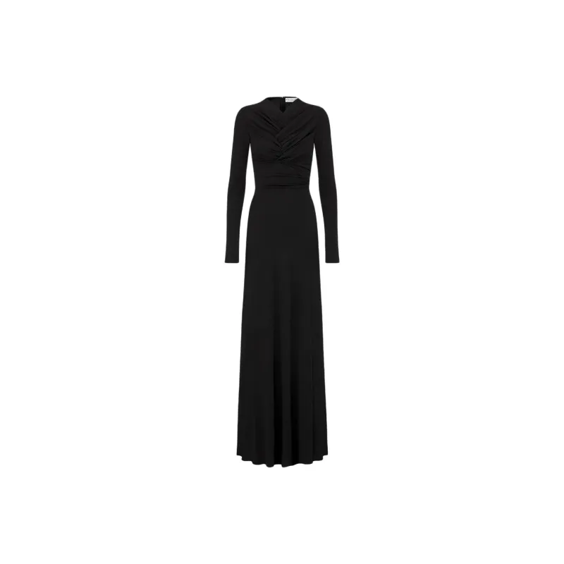 DIOR Long Sleeved Dress Women's Black-0