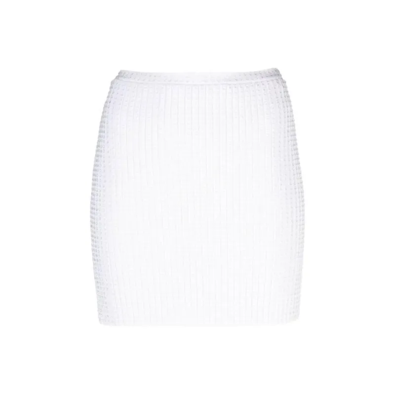 Alexander Wang Crystal embellished High waist Skirt-0