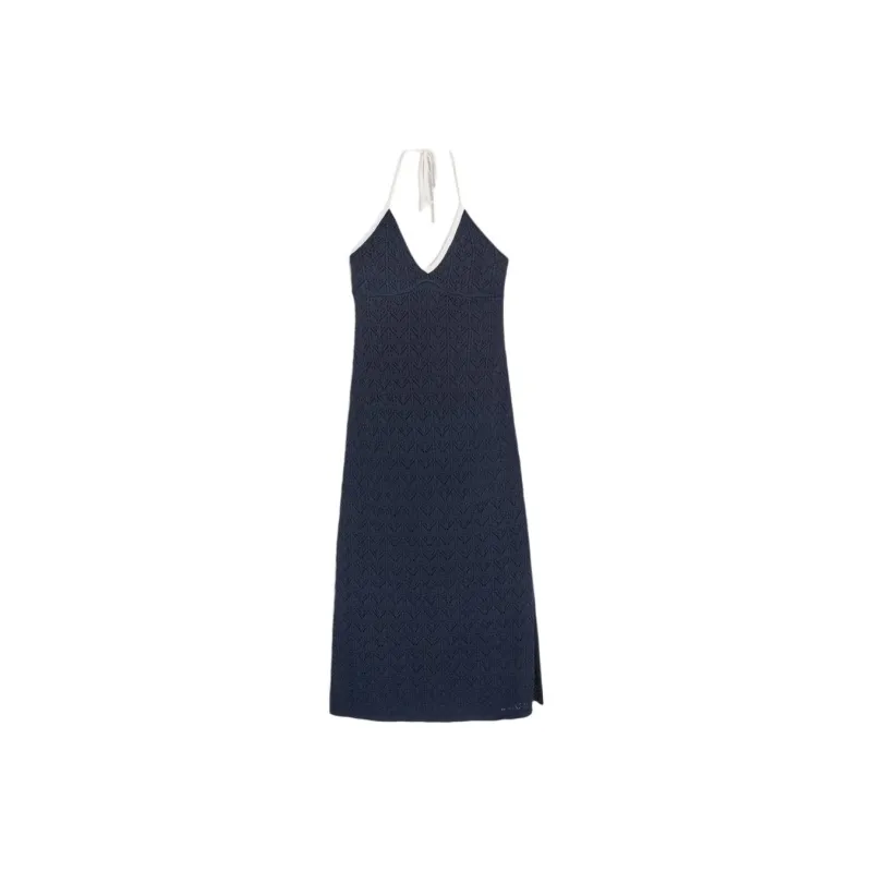 Hollister Sleeveless Dress Women's Marine Blue-0