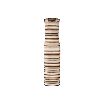 MISSONI Striped Midi Dress