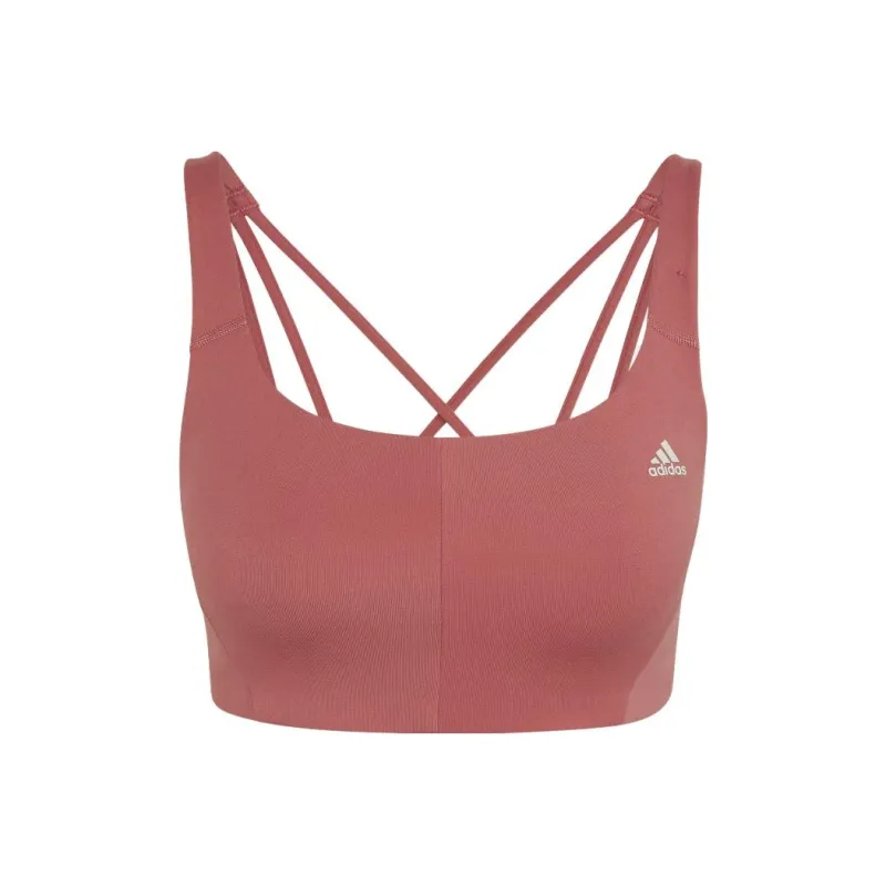 Adidas Coreflow Medium-Support Bra Sports Underwear Women's Pink-0