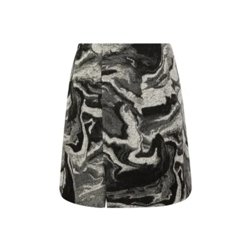 HOLZWEILER Casual Short Skirts Women's Gray