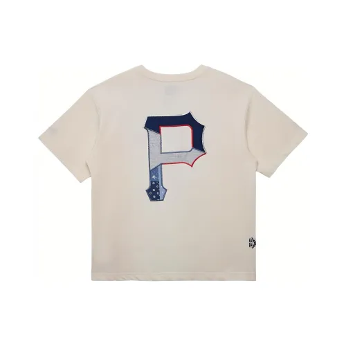 New Era SS24 Pittsburgh Pirates, Skateboard Collection Regular T Shirt Women's Ivory White
