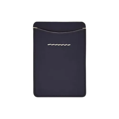 FOSSIL Leather Card Holder Womens Brown