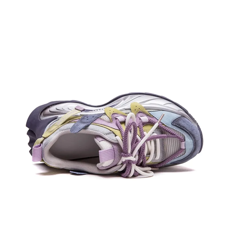 Chibang Abrasion Resistant, Breathable, Lightweight, Height Increasing Low Top Chunky Sneakers Women's-8