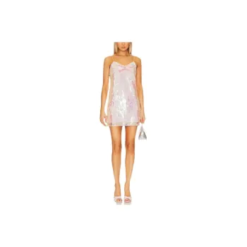 LOVESHACKFANCY Slip Dress Women's Rainbow