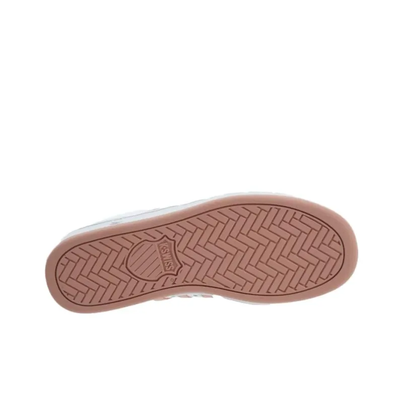 KSWISS Low Top Skateboard Shoes Women's White-4