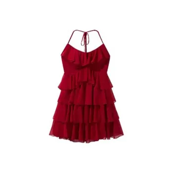 ETSE Slip Dresses Women's Red