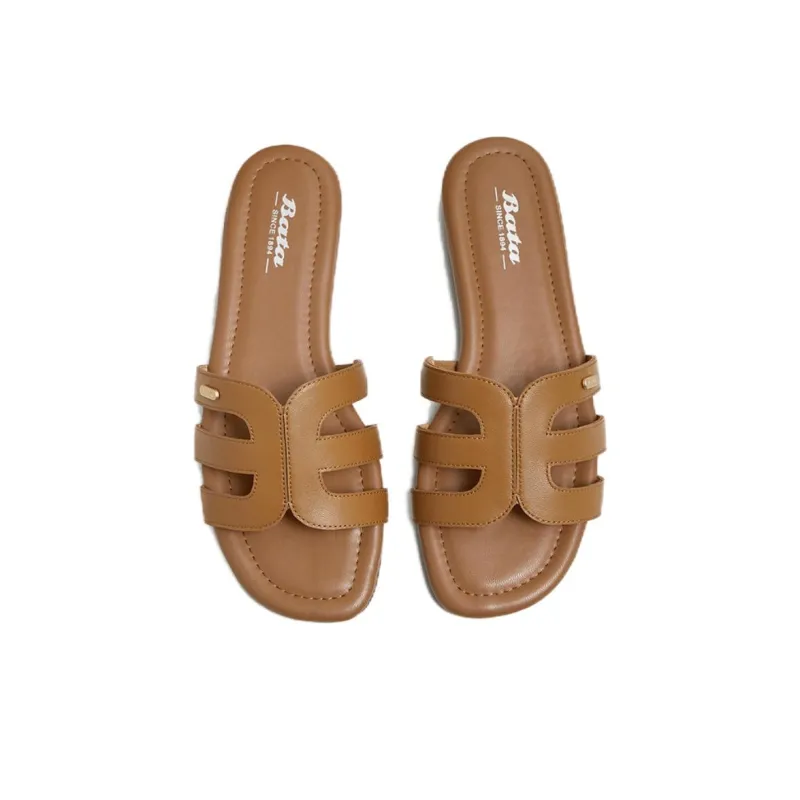 BATA Rubber Sole Quiet Slip Resistant Slide Slippers Women's-2