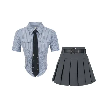 UPNANAWANG Two Piece Skirt Sets Women's