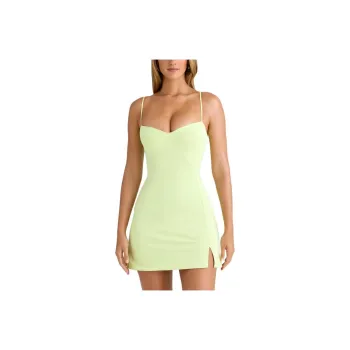 OH POLLY Emmy Slip Dresses Women's MATCHA GREEN/Tea Green