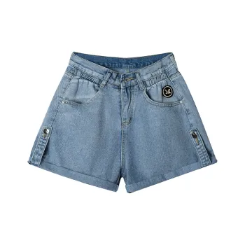 MOPB Denim Shorts Women's Light Blue