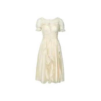 Incolore Short Sleeved Dresses Women's Apricot