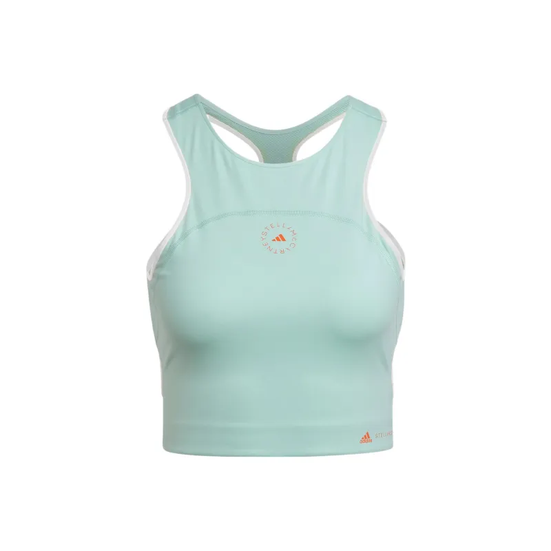 Adidas Sleeveless Sports Shirts Women's Green-0