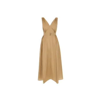 Brunello Cucinelli Sleeveless Dress Women's Brown