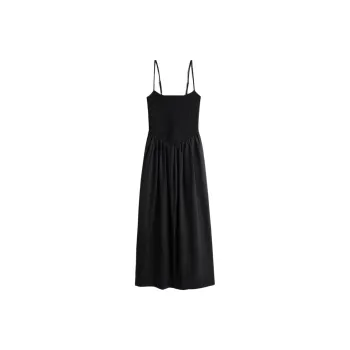 Abercrombie＆Fitch Slip Dress Women's Black